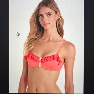 MAAJI RUFFLE UNDERWIRE BIKINI TOP